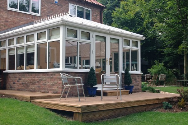 Large conservatory exterior
