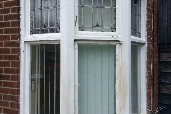 Bay window before upgrade