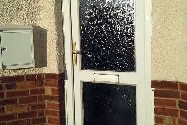 UPVC door before upgrade - Cleaver Windows & Doors