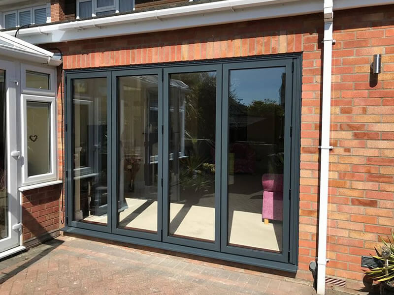 Upgrade From Old Upvc Patio Door To Modern Anthracite Grey