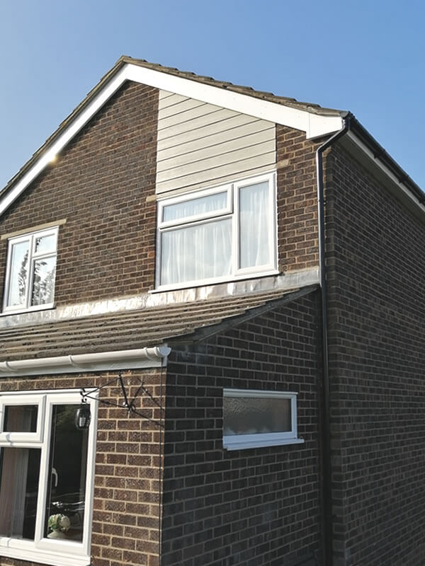 12 windows, 3 doors, new fascia, soffit boards, guttering and Hardie ...