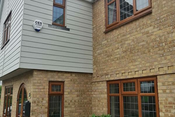 12 windows, 4 doors, replacement UPVC fascia and soffit board and Hardie plank cladding