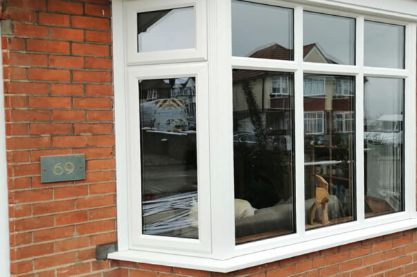 New window frames and composite front door